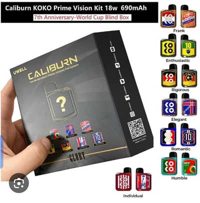 SMOK & CALIBURN. COMPANY. ONLY USED 18 +