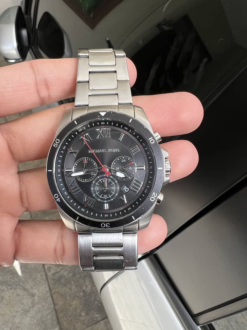 MICHAEL KORS ALEK MK8802 Chrono Stainless Steel Black 1