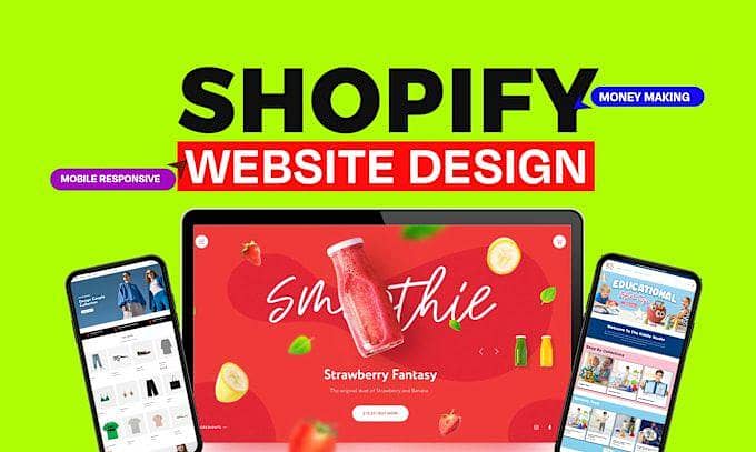 Wordpress Development, Web Design development, Website Design, Shopify 7