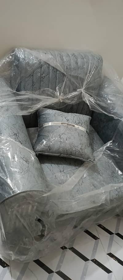 Brand New 5-Seater Sofa Set – Turkish Fabric