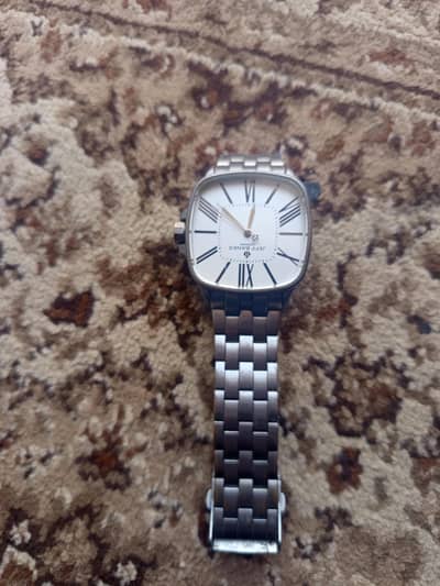 Jeff Banks London Men’s Dress Watch – Square Roman Dial