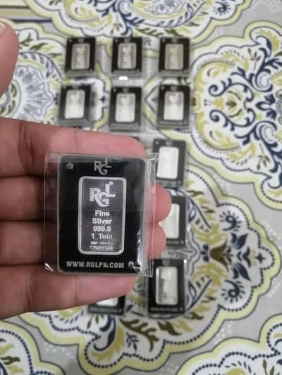 silver bar chandi biscuits 1 tola 24k 999 silver chandi bar