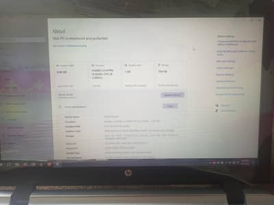 HP laptop Core i5 6th gen