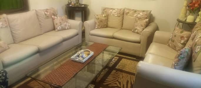 7 Seater leather sofa set