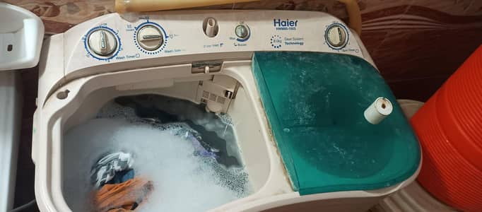 Haier washing machine sami automatic
