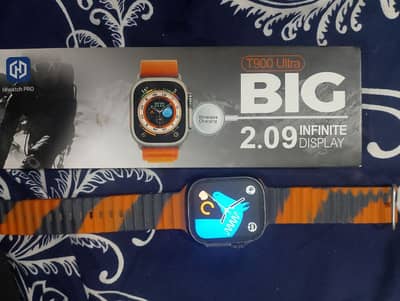 T-900 Ultra Smart Watch with 2.09 infinite display and Bluetooth calls