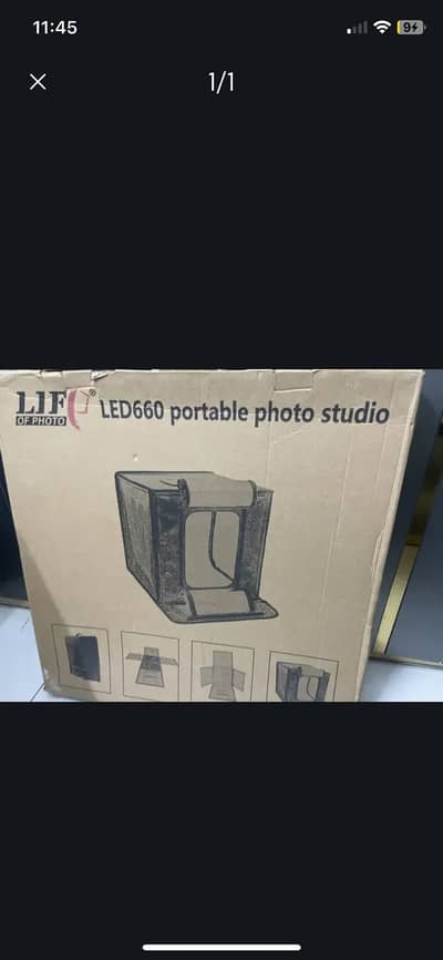 LIFE OF PHOTO - LED 660 portable photo studio Condition 10/10