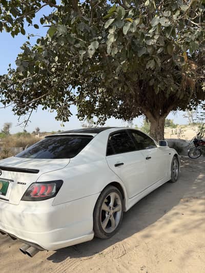 Mark x pearl white seal by seal inner 250 new tyres straight pipe