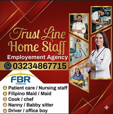 Maids / House Maids / cook / House chef / Baby Sitter maid available