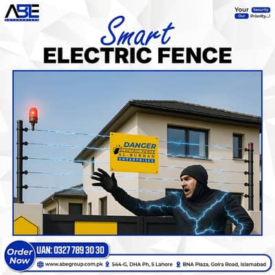 Smart Electric Fence Defence Security System (Commercial/Residential)