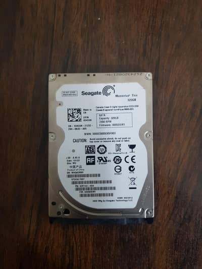 Seagate Momentus Thin 320GB hard drive (model ST320LT007) - Fully Work