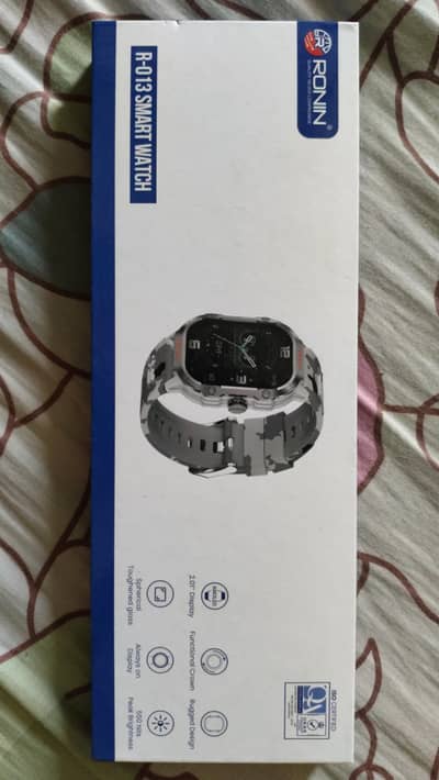 Ronin Smart Watch like new open box with warranty aug 2026