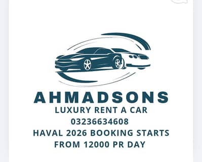 Ahmad sons rent a car (driver or without driver)