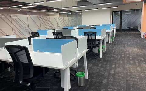 15 Seats Furnished Call Center Office Available For Lease With Executive Office At 6th Road
