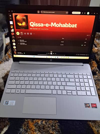 HP Slim Laptop Ryzen 5 5000 with AMD Radeon Graphics card