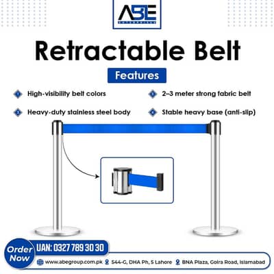 Stanchion Pole (Retractable Belt Barrier / Queue Manager)