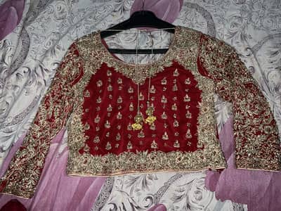 Royaal Maroon bridle Lehenga - Heavy Zari, Dabka & Mastercopy Design