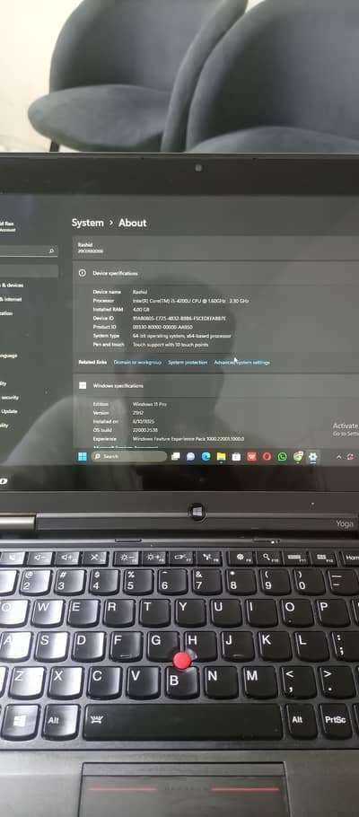 Lenovo Yoga Series Touch Display