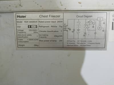 Hair Chest freezer (inverter) for sale