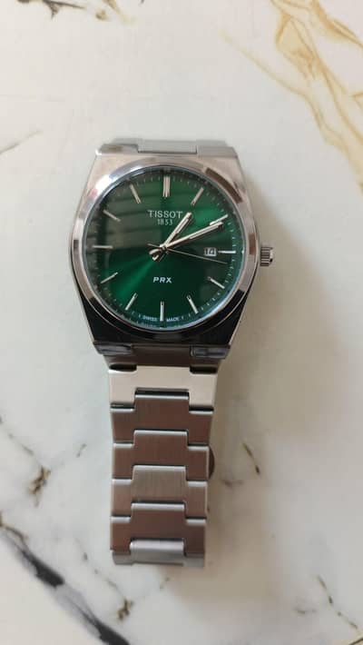 Tissot 1853 PRX Quartz Green Dial – Luxury Slim Watch