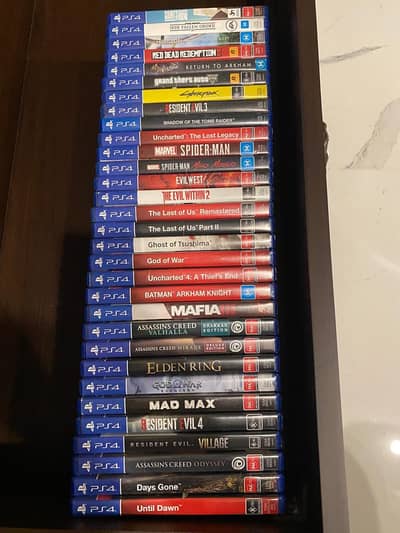 Ps4 games days gone ragnarok ghost of tsushima etc