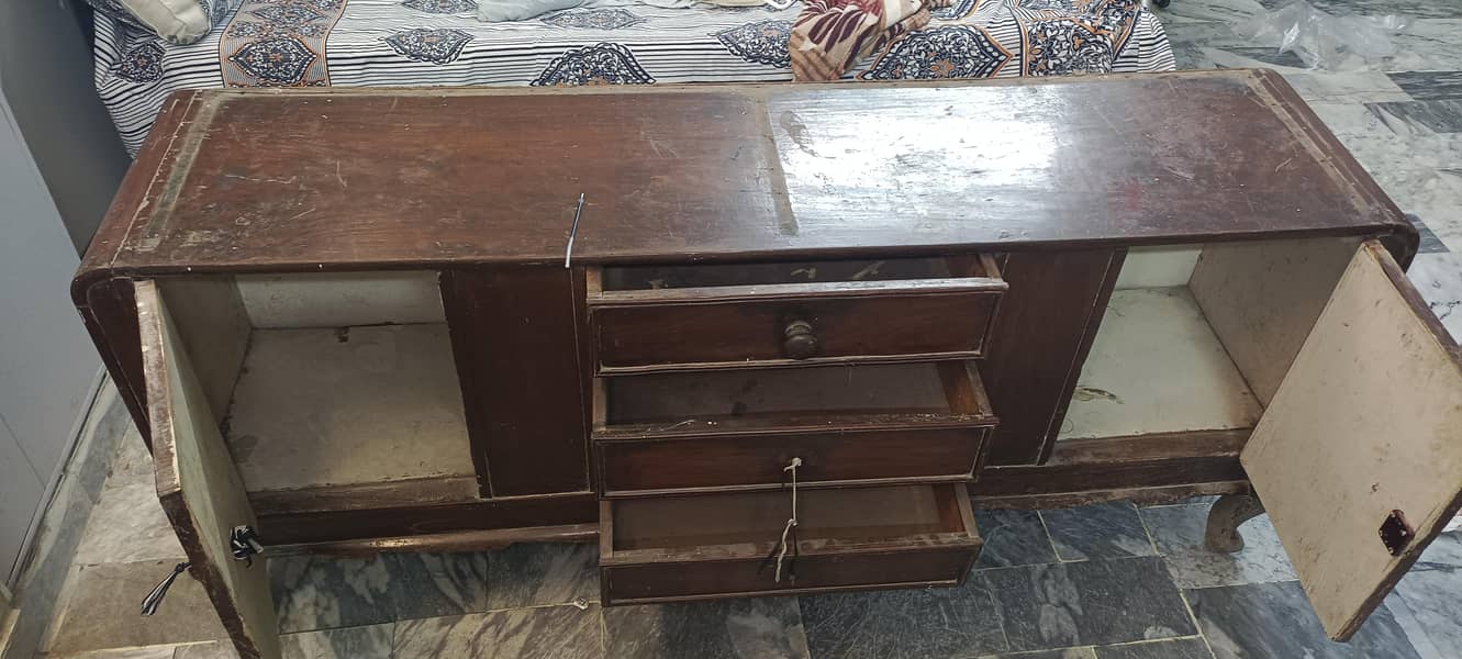 table with cabinet 1