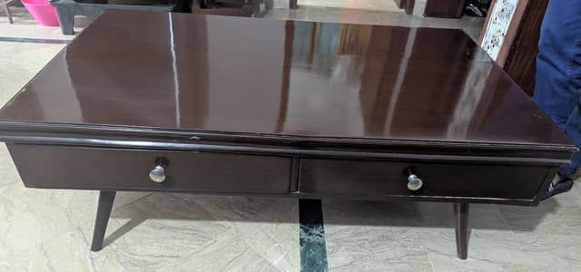 living room wooden table