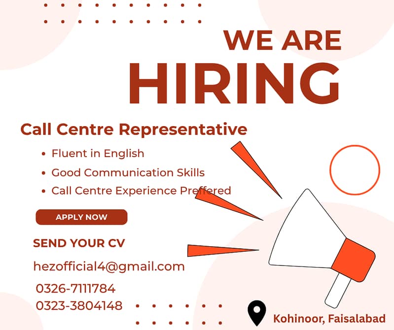 Call Centre Agents/Representatives 0