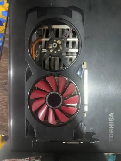 XFX Rx 470 Graphics card just 1 fan missing Runs heavy game smoothly