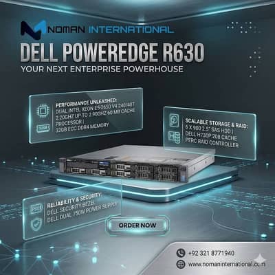 Dell PowerEdge R630 Server | Dual Xeon E5-2650 v4 | 24 Cores