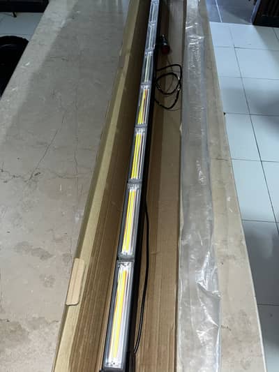 (08 BAR) 3 IN 1 BAR LIGHT RED N BLUE OR WHITE FLASHER LIGHTS