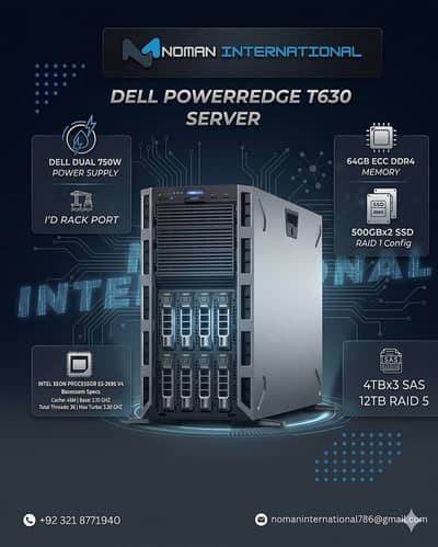 Dell PowerEdge T630 Intel® Xeon® Processor E5-2695 v4 45M Cache, 2.10