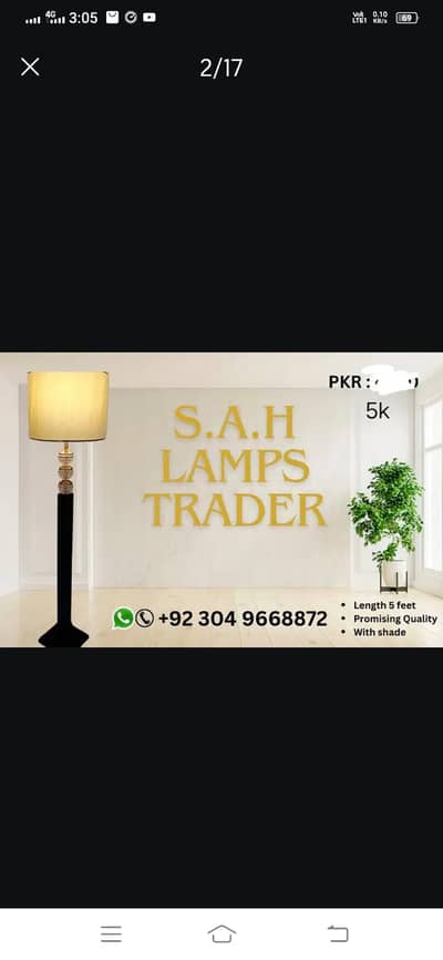 Floor lamp/standing lamp/lamp/customised lamp