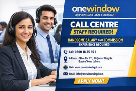 Call Center and Marketing Staff Required