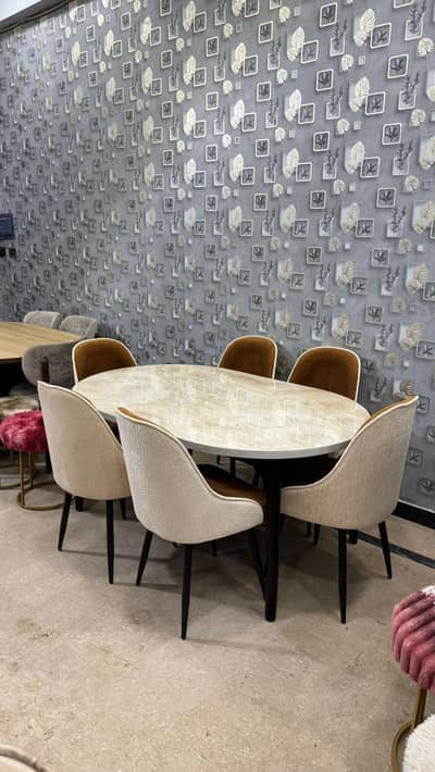 Dining Table - 6 Seater Dining Table - Dining Table With Dining Chair