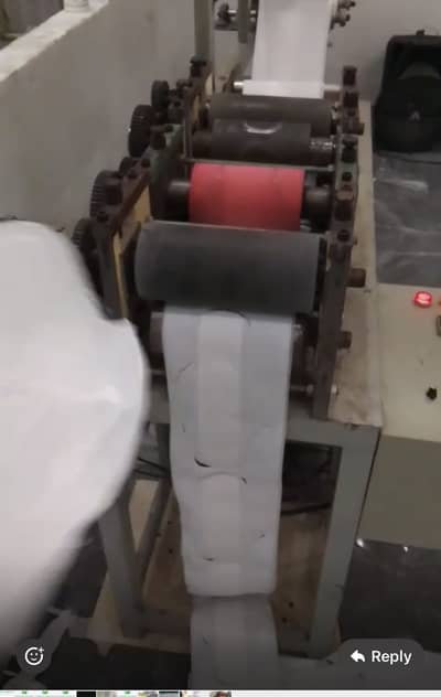 Ladies pad machine