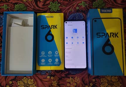Techno Spark 6 —  9/10 Condition PTA Approved
