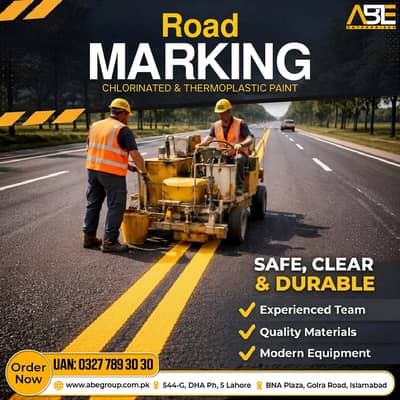 High Visibility Road Lane Marking