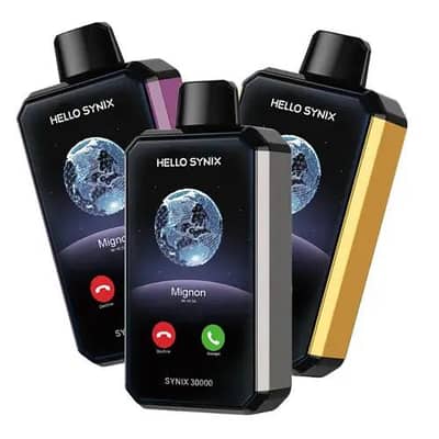 HELLO SYNIX 30000 PUFFS SMART PHONE DISPOSABLE VAPE AI CHAT & DISPLAY