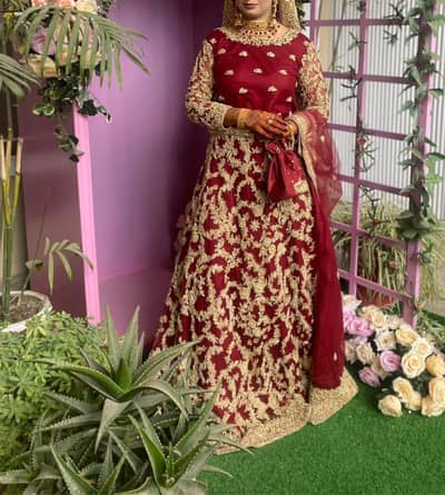barat bridal dress