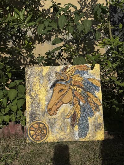 Texture art painting