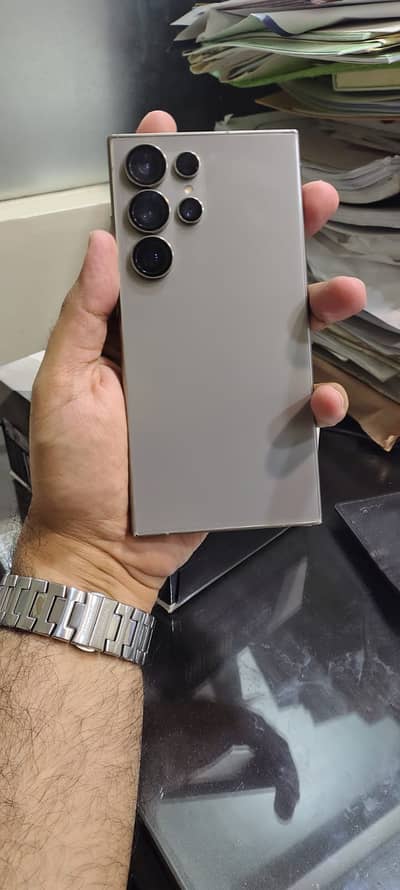 Samsung Mobile S24 Ultra Official PTA Dual Sim with Box 12/512