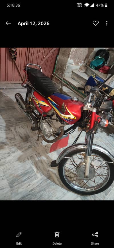 CG 125 2019 model ,no open no repair