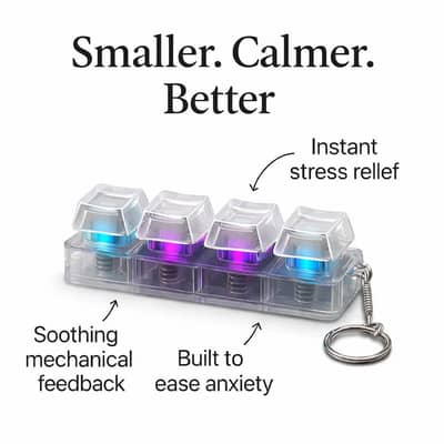 Pakistan Keyboard Keychain | Unique Gift | Mechanical Key Style