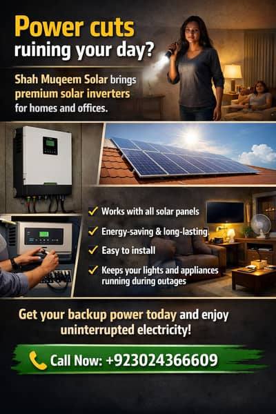 Solar Inverter for Home & Business – Reliable & Durable
