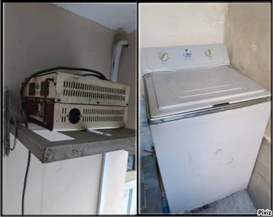 super asia washing machine and steplizer