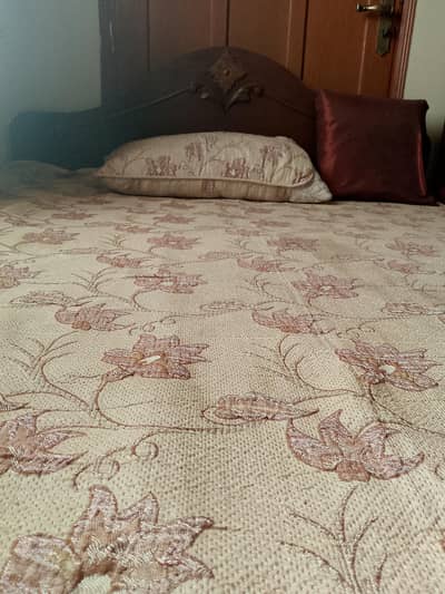 Double bed with Madicated mattress for Sale
