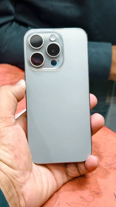 iPhone 15 Pro 128GB PTA Approved | Natural Titanium | LLA Model