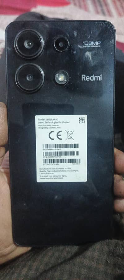 redmi note 13 official PTA approved 12/256gb