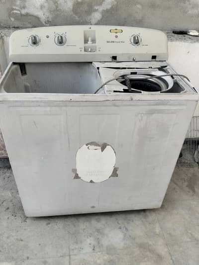 Washing machine with dryer